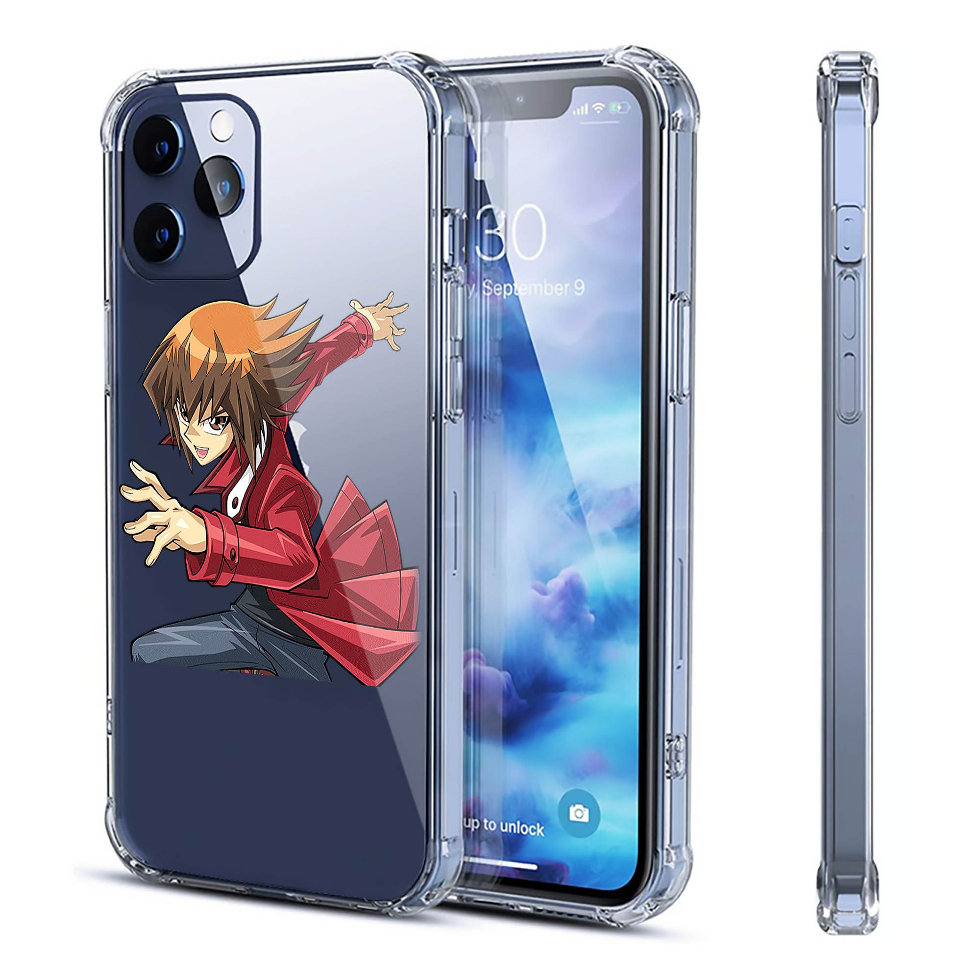 （画像用） 遊☆戯☆王 Yu-Gi-Oh! 【iPhone 12シリーズ対応】透明スマホケース（クリアソフトケース）